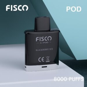 FISCO XPOD BLACKBERRY ICE – 8000 PUFFS (POD ONLY)